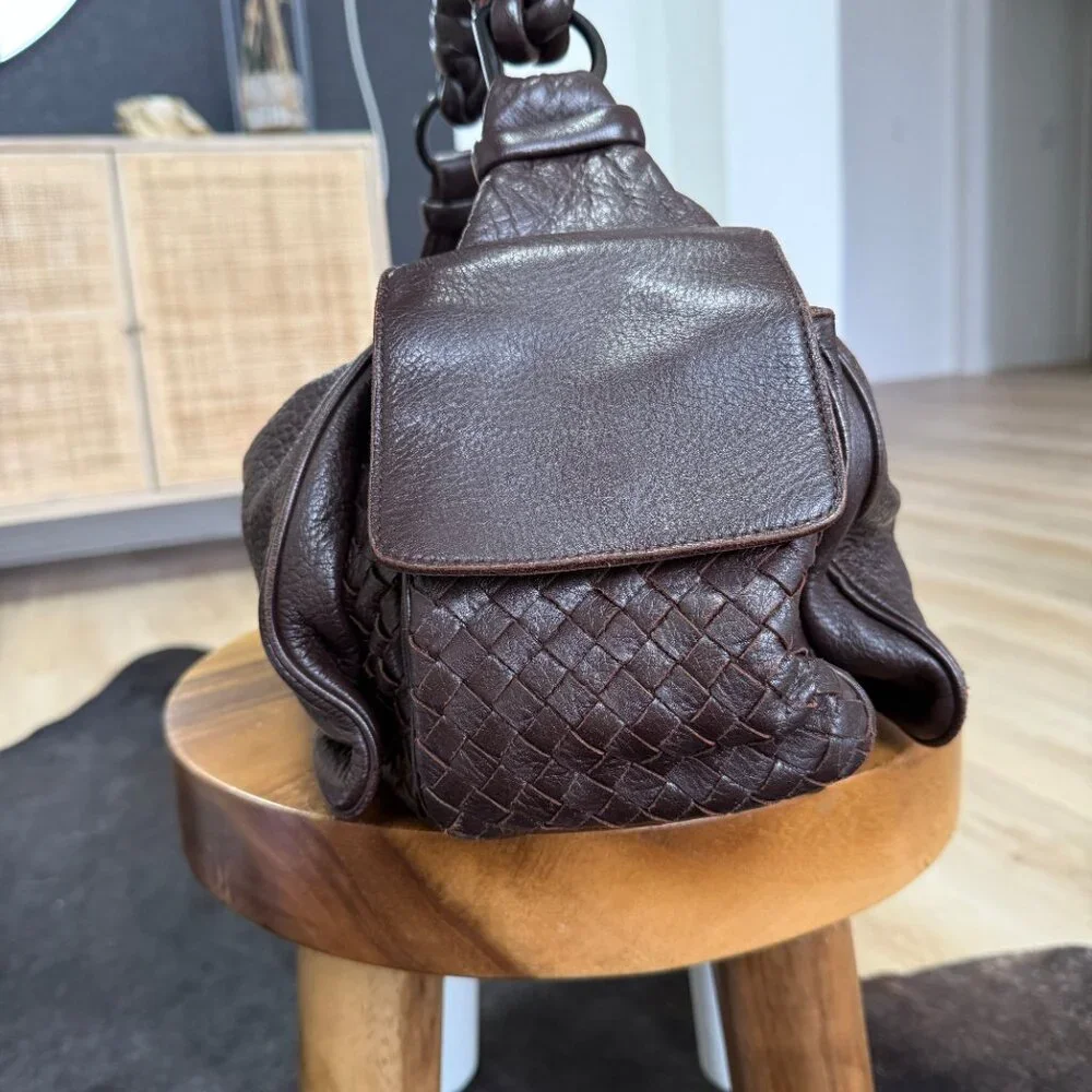 Bottega Veneta Leather Cocker Hobo Bag